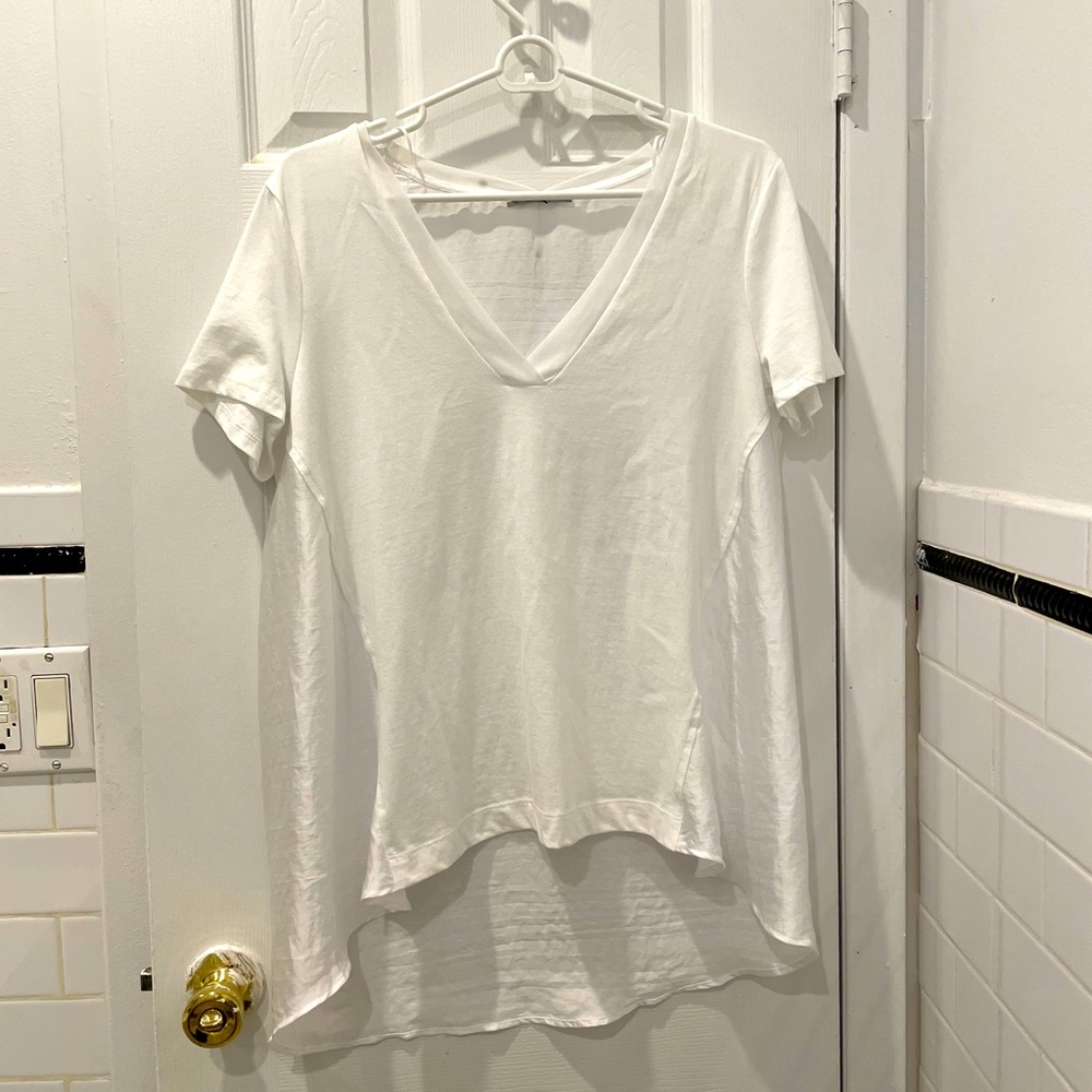 White Zara loose fit T-shirt
